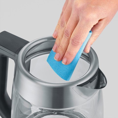 SEVERIN SEVERIN CZAJNIK ELEKTR. SZKŁO-STAL, REGULACJA TEMP. W PODST. AUTO. PROGRAMY, SITKO DO HERBATY, 1,7 L, MOC 3000W WK3480