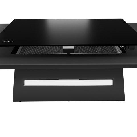 Okap AKPO WK-4 NERO 2.0 60 CZARNY T300 Liniowy LED/Siłownik Okap AKPO WK-4 NERO 2.0 60 CZARNY T300 Liniowy LED/Siłownik