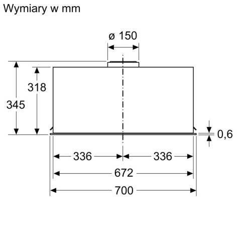 Okap BOSCH DLN78PC60 Okap BOSCH DLN78PC60