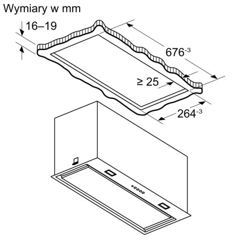 Okap BOSCH DLN78PC60 Okap BOSCH DLN78PC60
