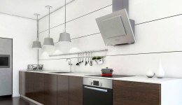 CIARKO Okap kominowy, przyścienny CIARKO NTI 60 Inox (600mm; kolor inox)