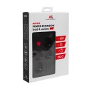 Maclean MACLEAN LISTWA ZASILAJĄCA, PRZEDŁUŻACZ 4 GNIAZDA + 3XUSB, 110-240V AC 50/60HZ, 2.1A MAX 2500W, 3M, CZARNA, MCE393 B