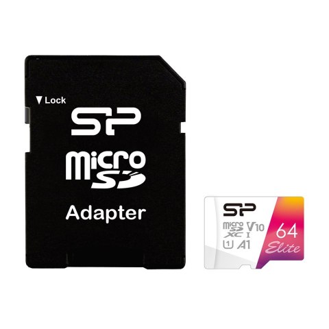 Silicon Power Silicon Power microSDXC Elite 64GB CL10 UHS-1/U1 A1