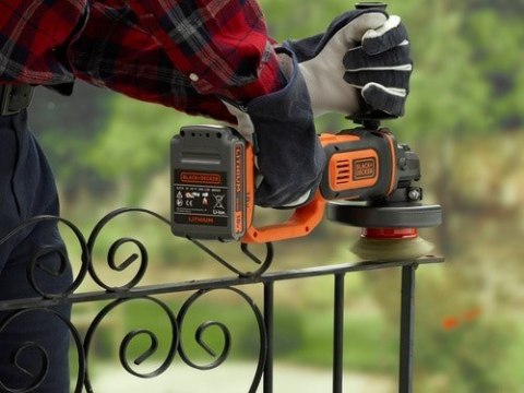 BLACK+DECKER Szlifierka kątowa bez aku 18V BDBCG720N BLACK+DECKER