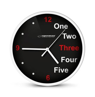 Esperanza ESPERANZA ZEGAR ŚCIENNY PRAGUE BIAŁY