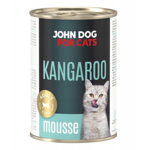 JOHN DOG JD for CATS DOROSŁY KANGUR MUS KARMA 400g