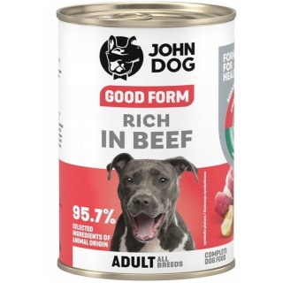 JOHN DOG John Dog GOOD FORM DOROSŁY WOŁOWINĘ KARMA 400g