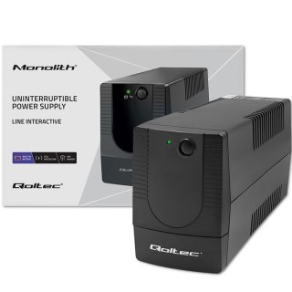 Qoltec QOLTEC ZASILACZ AWARYJNY UPS LINE INTERACTIVE | MONOLITH | 850VA | 480W