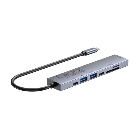UNITEK UNITEK HUB USB-C 7W1 PD 100W HDMI 2.0 Z PRZYCISKIEM ON/OFF