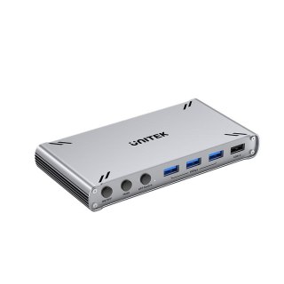 UNITEK UNITEK PRZEŁĄCZNIK KVM USB-C 10GBPS Z HDMI Z TRANSFEREM PLIKÓW MIĘDZY SYSTEMAMI