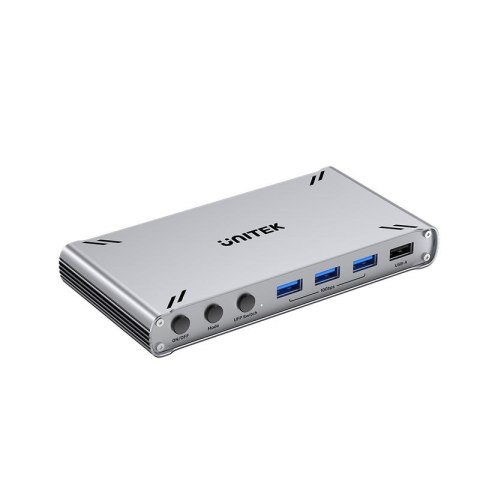 UNITEK UNITEK PRZEŁĄCZNIK KVM USB-C 10GBPS Z HDMI Z TRANSFEREM PLIKÓW MIĘDZY SYSTEMAMI