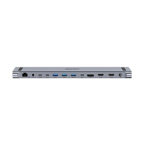 UNITEK UNITEK STACJA DOKUJĄCA KVM 2X HDMI, 1X DP 4K, USBC, MST, HDMI 2.0 Z PODSTAWKĄ
