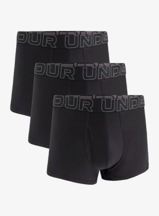 Under Armour Bokserki termoaktywne Under Armour Performance Tech 3 in 3-Pack Boxerjock - black/black/castlerock