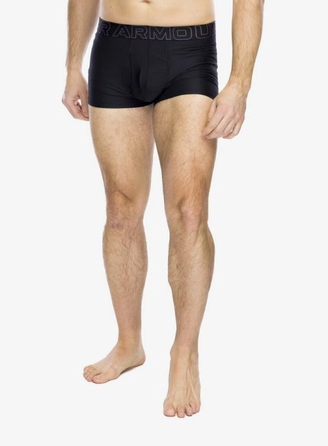 Under Armour Bokserki termoaktywne Under Armour Performance Tech 3 in 3-Pack Boxerjock - black/black/castlerock