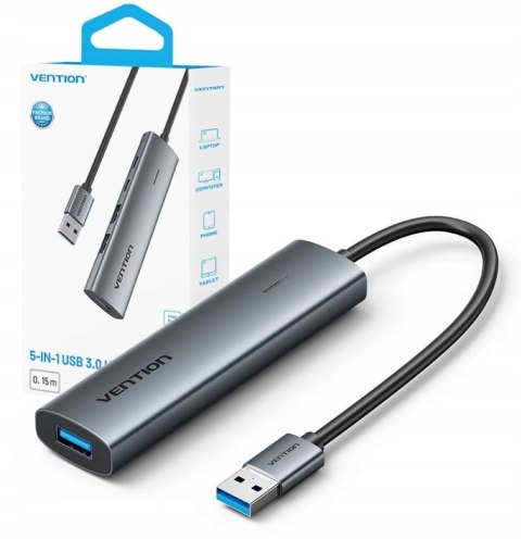 Vention Hub 5w1 USB-A 3.0 Vention 0.15 m