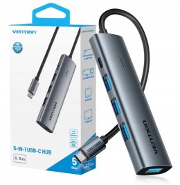 Vention Hub 5w1 USB-C 3.0 Vention 0.15m