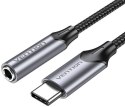 Vention Przejściówka audio Vention USB-C do gniazda słuchawkowego 3,5 mm z adapterem DAC ze stopu aluminium 1m