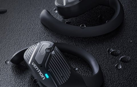 Vention Słuchawki bezprzewodowe Vention OpenBeat z otwartą konstrukcją BT 5.4 czarne