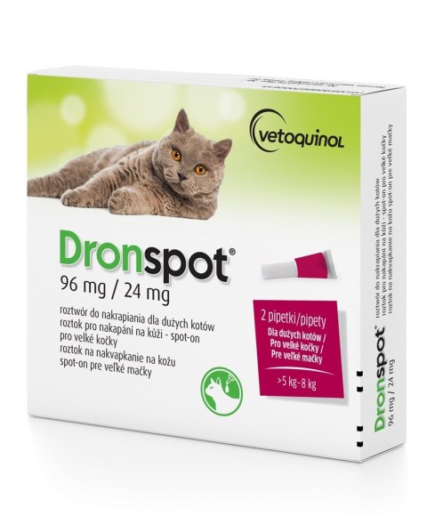 Vetoquinol Vetoquinol Dronspot krople odrobaczające kot 5-8kg