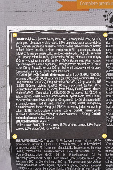 BIOFEED BIOFEED Euphoria Fresh Meat Adult Medium & Large Indyk Monoprotein 2kg