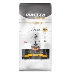 BIOFEED BIOFEED Euphoria Fresh Meat Adult Mini & Small Indyk Monoprotein 8kg