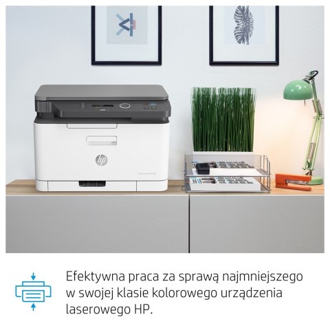 Hewlett-Packard Urządzenie wielofunkcyjne HP Color Laser MFP 178nw 4ZB96A (laserowe, laserowe kolor; A4; Skaner płaski) (WYPRZEDAŻ)