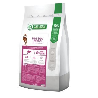 NATURE'S PROTECTION Nature's Protection Mini Extra łosoś 7,5kg