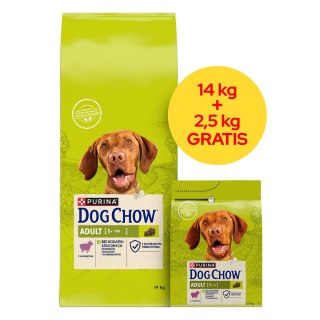 PURINA NESTLE PURINA DOG CHOW ADULT Jagnięcina 14+2,5kg