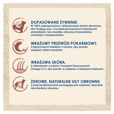 PURINA NESTLE PURINA DOG CHOW SENSITIVE Łosoś 14+2,5kg