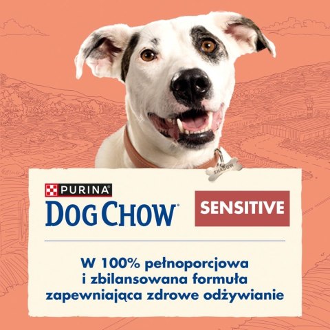 PURINA NESTLE PURINA DOG CHOW SENSITIVE Łosoś 14+2,5kg