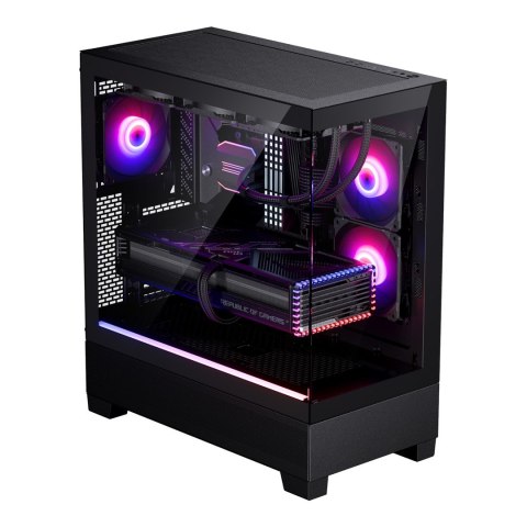 Phanteks Phanteks XT View Tempered Glass Windows, D-RGB - black (WYPRZEDAŻ)