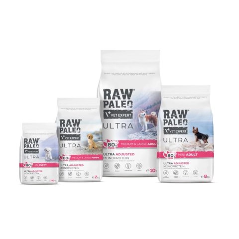 VetExpert Raw Paleo Ultra Pork Medium&Large Puppy 10kg