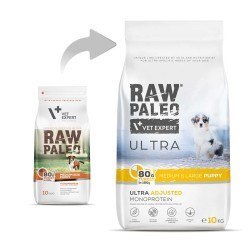 VetExpert VetExpert Raw Paleo Ultra Turkey Medium&Large Puppy - Karma sucha dla psów - 10kg