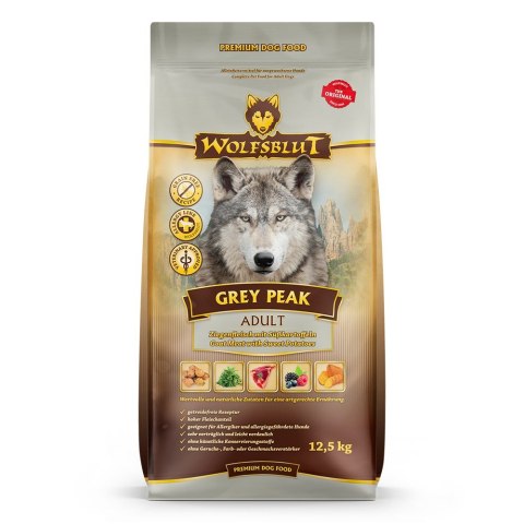 WOLFSBLUT WOLFSBLUT Grey Peak Adult goat/sweet potatos 12,5kg