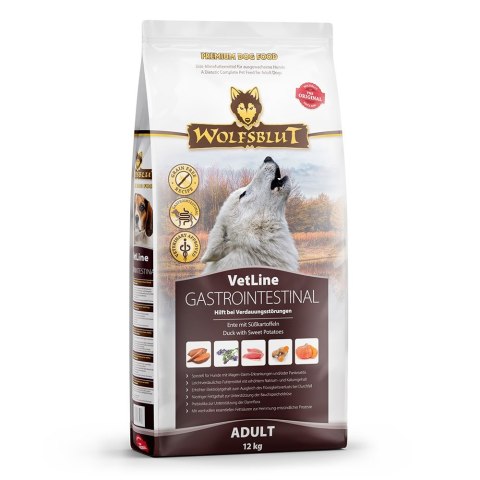 WOLFSBLUT WOLFSBLUT VETLINE GASTROINTESTINAL 12KG