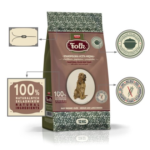 Folk FOLK Staropolska uczta mięsna z królikiem, jagnięciną i przepiórką 12kg