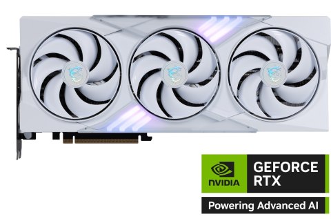 MSI Karta graficzna MSI GeForce RTX 5080 16GB GAMING TRIO OC WHITE GDDR7