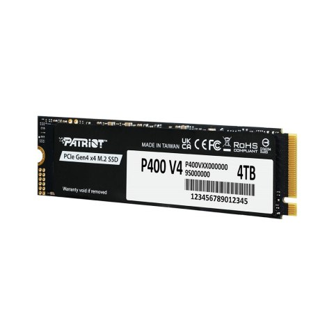 Patriot Memory SSD Patriot P400 V4 4TB M.2 2280 PCI-E x4 Gen4 NVMe