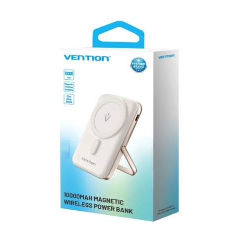 Vention Bezprzewodowy magnetyczny powerbank Vention 20W PD 10000 mAh biały