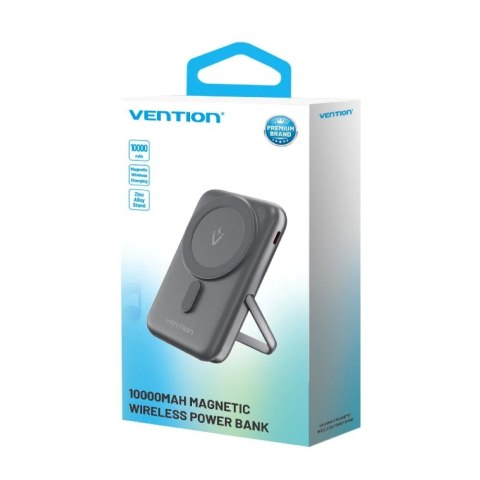 Vention Bezprzewodowy magnetyczny powerbank Vention 20W PD 10000 mAh czarny