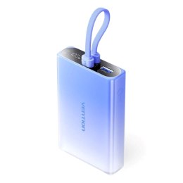 Vention Powerbank Vention 10000 mAh USB-C + Lightning + USB-A 22,5W z wyświetlaczem LED niebieski