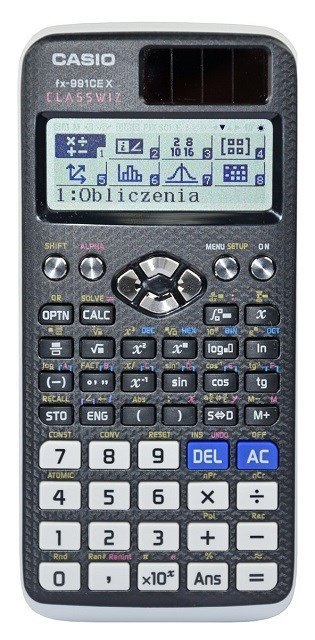 Casio CASIO KALKULATOR NAUKOWY FX 991CEX CLASSWIZ CZARNY, 12 CYFROWY WYŚWIETLACZ (WYPRZEDAŻ)