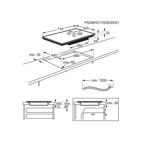 Electrolux Płyta indukcyjna ELECTROLUX EIV734
