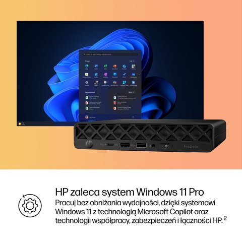 Hewlett-Packard HP ProDesk 4 Mini G1i Ultra 5 225T 16GB DDR5 5600 SSD512 Arc W11Pro 3Y OnSite