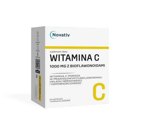 MEDICINAE Novativ Witamina C 1000 mg z bioflawonoidami, kaps.,60 szt