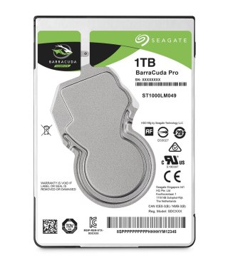 Seagate Dysk Seagate Barracuda Pro ST1000LM049 (1 TB ; 2.5"; SATA III; 128 MB; 7200 obr/min) (WYPRZEDAŻ)