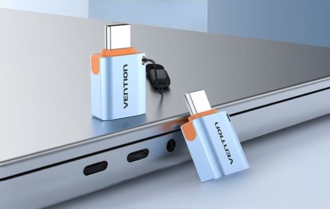 Vention Adapter OTG USB 3.1 Vention USB-C do USB-A ze smyczą stop aluminium