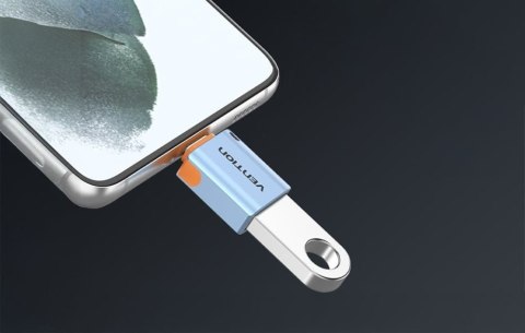 Vention Adapter OTG USB 3.1 Vention USB-C do USB-A ze smyczą stop aluminium