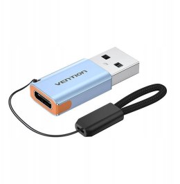 Vention Adapter USB 3.1 Vention USB-A do USB-C ze smyczą stop aluminium