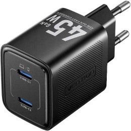 Vention Ładowarka Vention 45W GaN PD 2x USB-C czarna